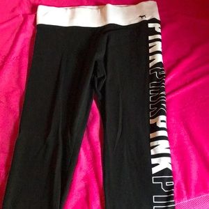 Black Colored PINK Brand Leggings